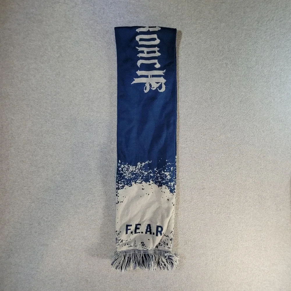 Papa Roach F.E.A.R. Band Scarf Blue Grey Knit Global Scarves Rock Memorabilia